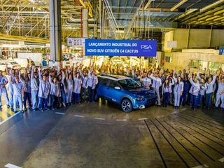 PSA começa a produzir o Citroën C4 Cactus em série em Porto Real