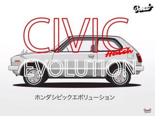 Evolução do Honda Civic hatchback é mostrada em animação respeitável