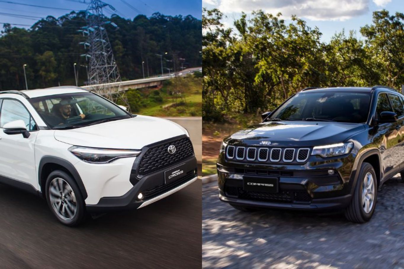 Comparativo Jeep Compass X Toyota Corolla Cross vrogue.co