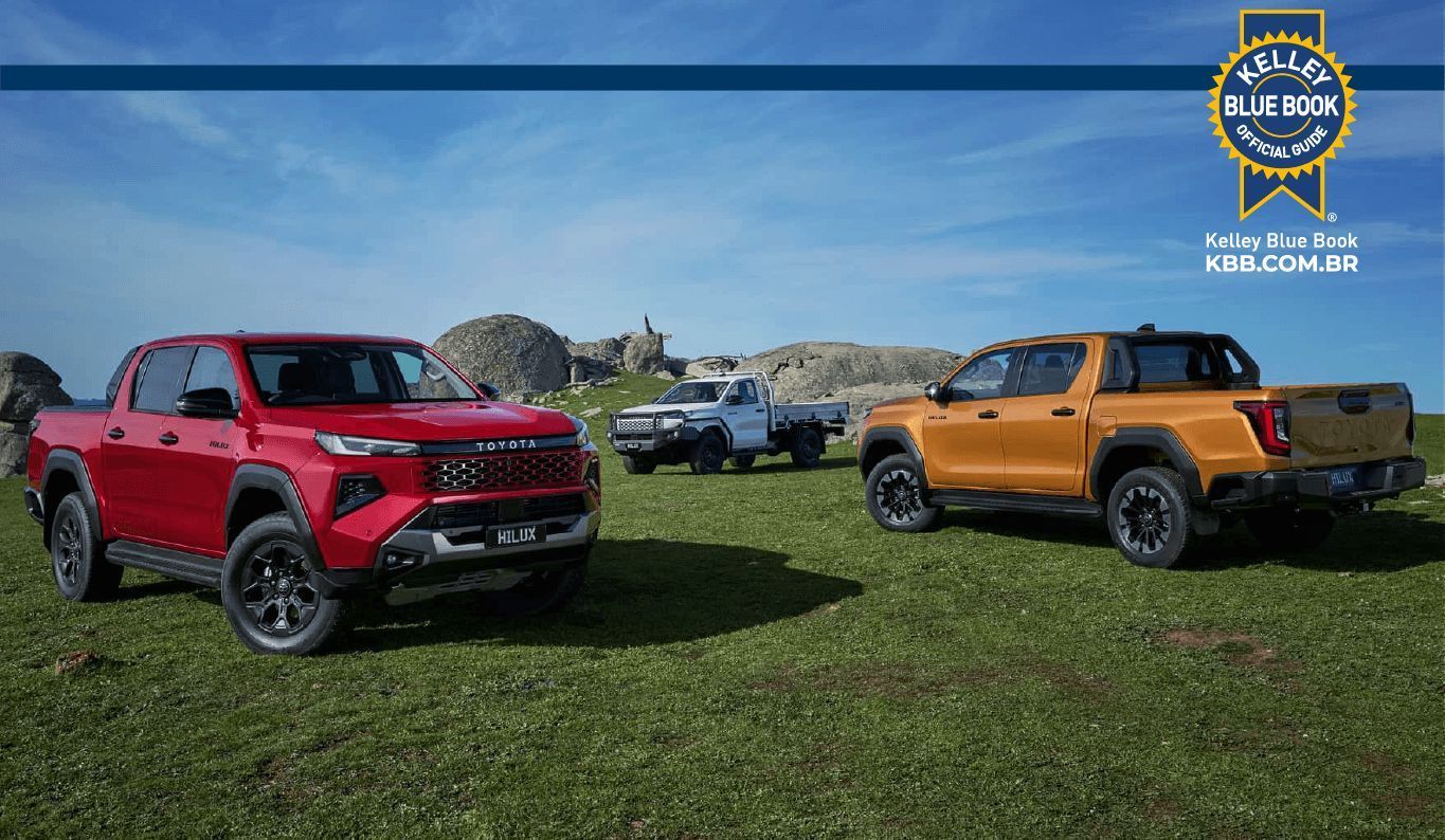 A "nova" Toyota Hilux foi apresentada e deve chegar ao Brasil em 2026. 