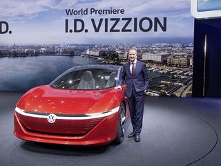 Novo conceito elétrico, o VW I.D. VIZZION mostra um futuro sem motoristas