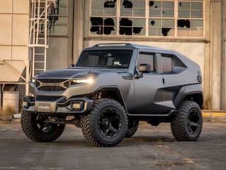 Rezvani Tank surge com motor Hemi de mais de 500 cv e portas suicidas