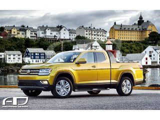 Primeira picape Volkswagen monobloco MQB deve aparecer no Salão de Nova York
